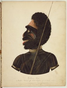 Cobbawn Wogi, native chief of Port Stephen, NSW, 1820